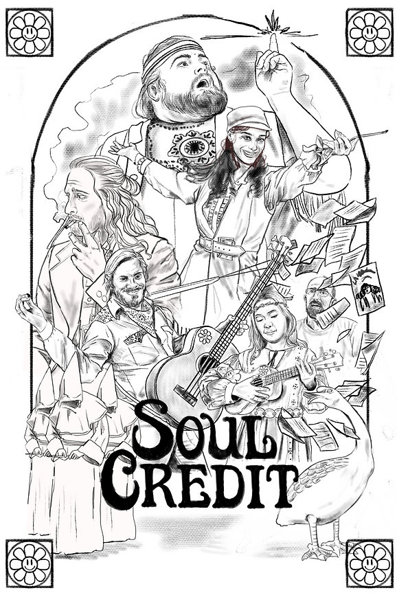 Soul Credit poster sketch